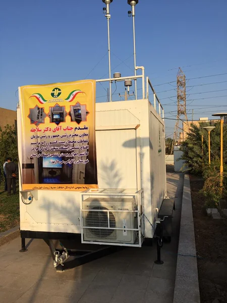 نصب و راه اندازی ایستگاه سنجش آلودگی هوا - اداره کل محیط زیست خوزستان