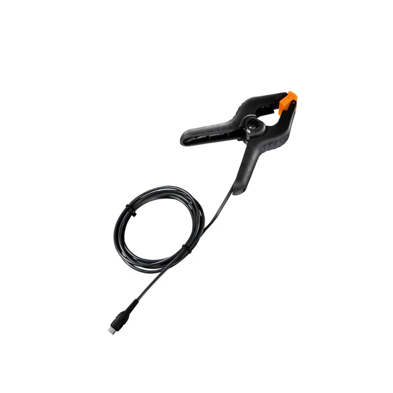 پراب گیره ای با سنسور دما NTC برای اندازه گیری لوله به قطر (Ø 6-35 mm) | Clamp probe with NTC temperature sensor