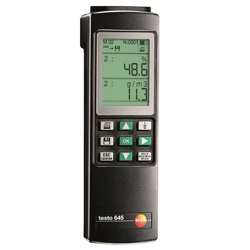 دستگاه سنجش دما و رطوبت تستو testo 645 - Humidity/temperature measuring instrument | 645